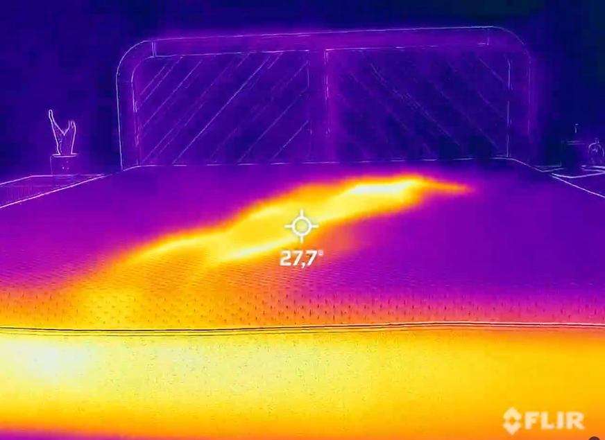 test thermique matelas emma original
