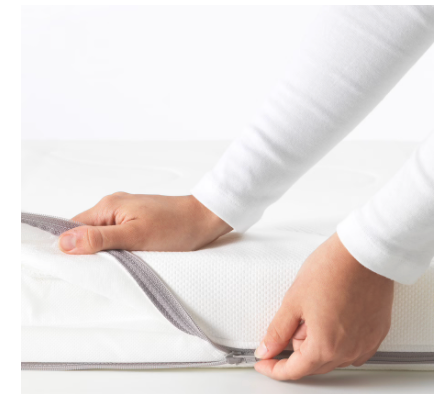 épaisseur matelas krummelur ikea