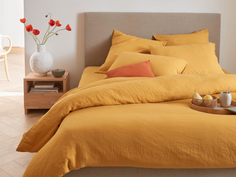 parure draps lin lavé portugal kipli