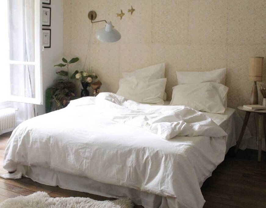 draps plat naturel coton kipli