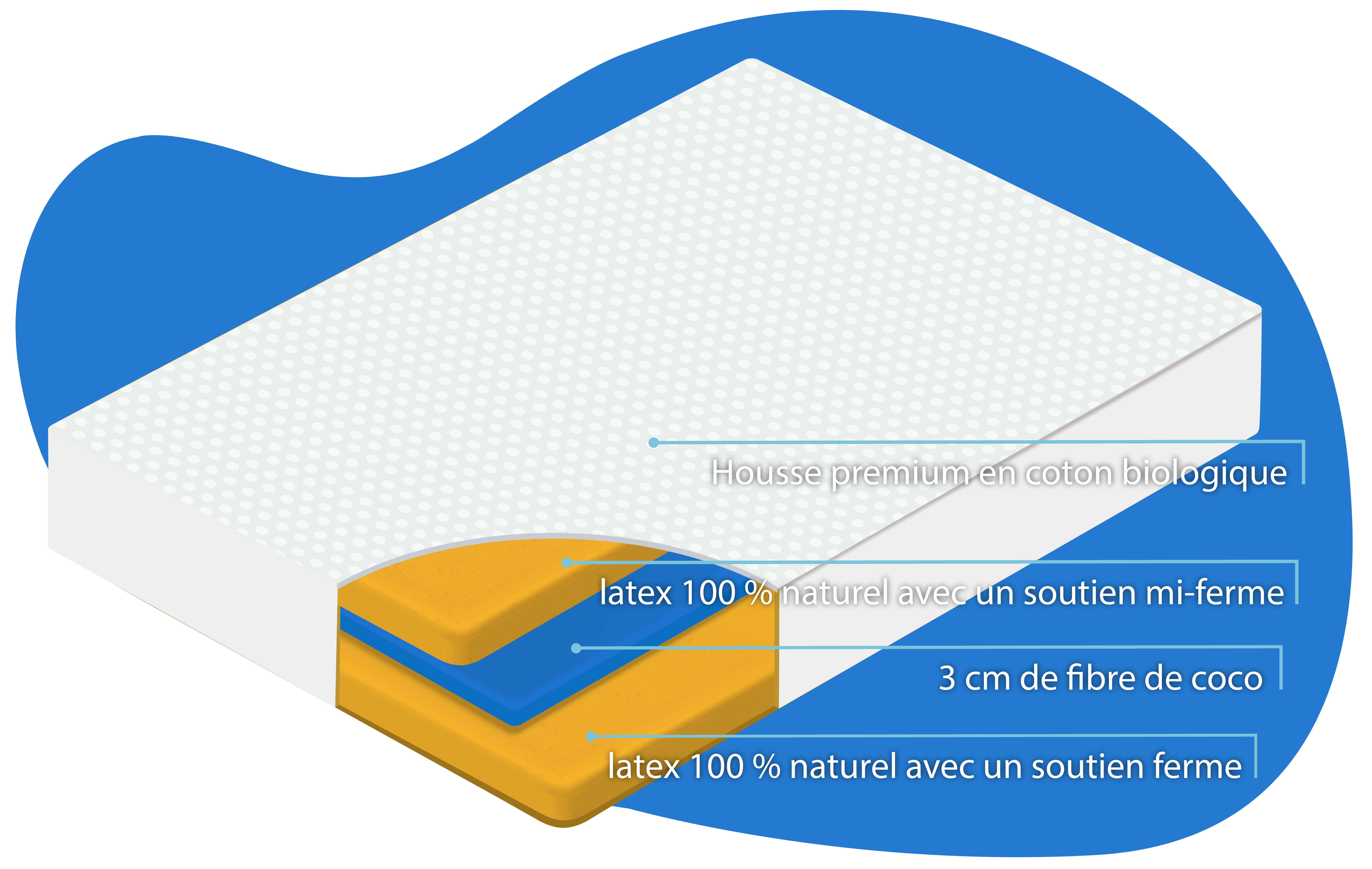 composition matelas latexbio