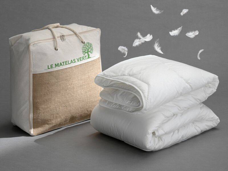 couette duvet le matelas vert