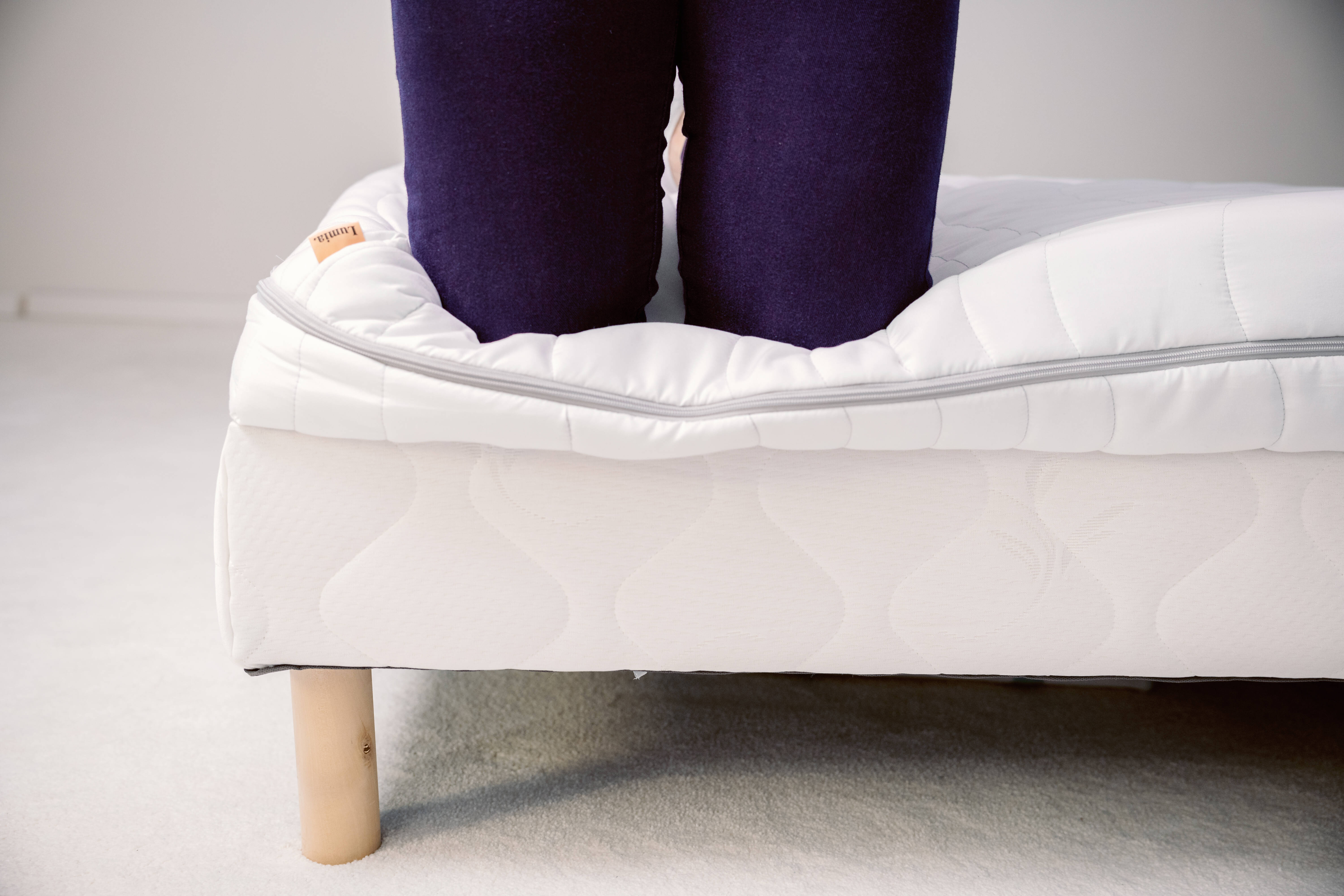 enfoncement genoux matelas lumia