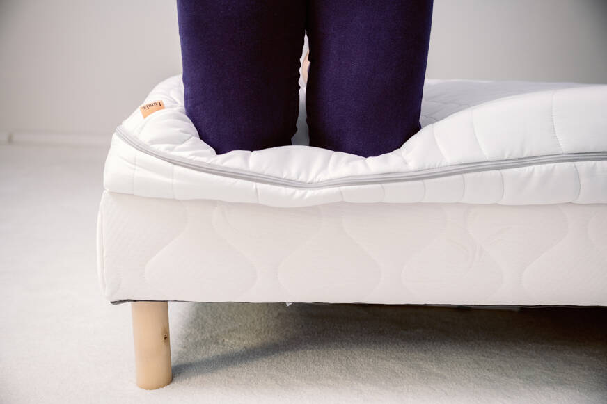 enfoncement genoux matelas lumia