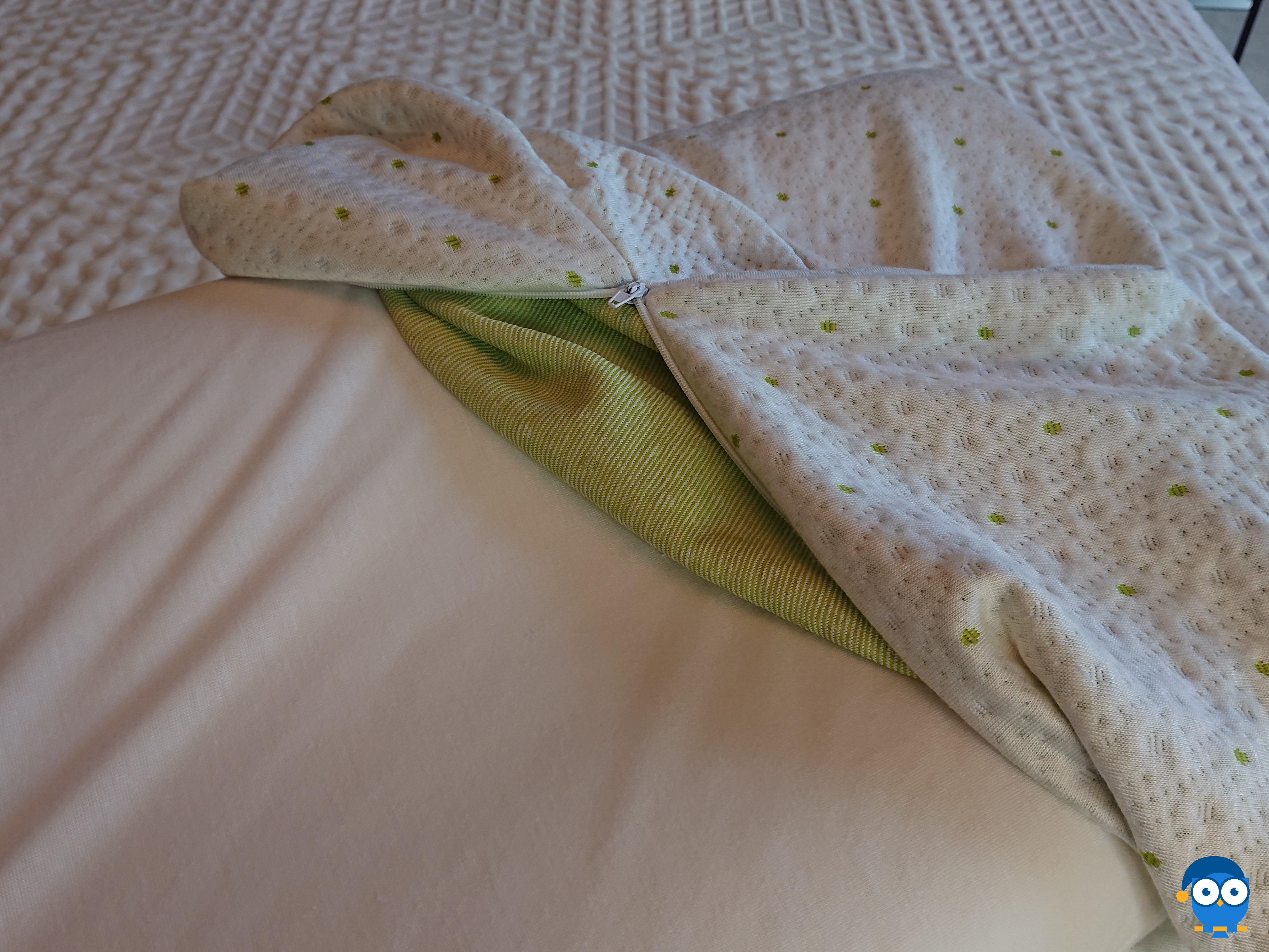 oreiller mello ergo bambou housse