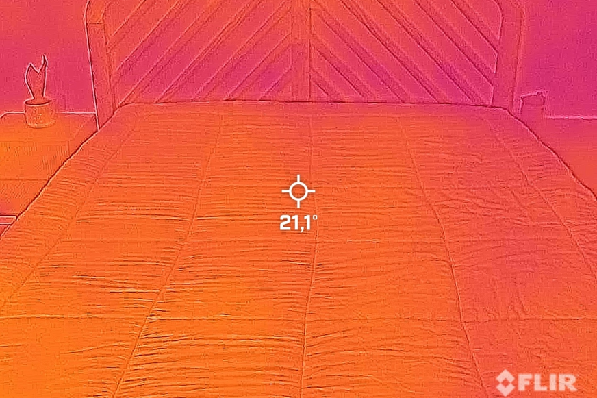 temperature initiale surmatelas duo mello