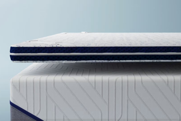 surmatelas réversible deux faces mello