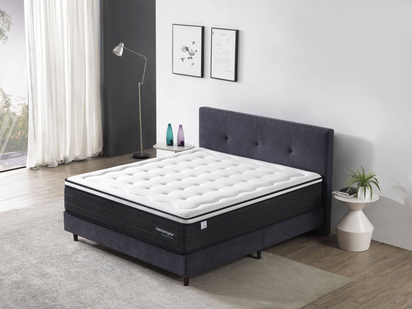 matelas hybride ressorts ensaches memoire de forme optimade memory pur