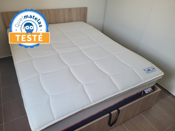 surmatelas reversible percko