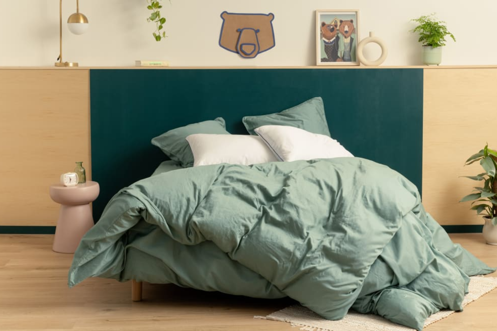 linge de lit satin de coton peigne tediber