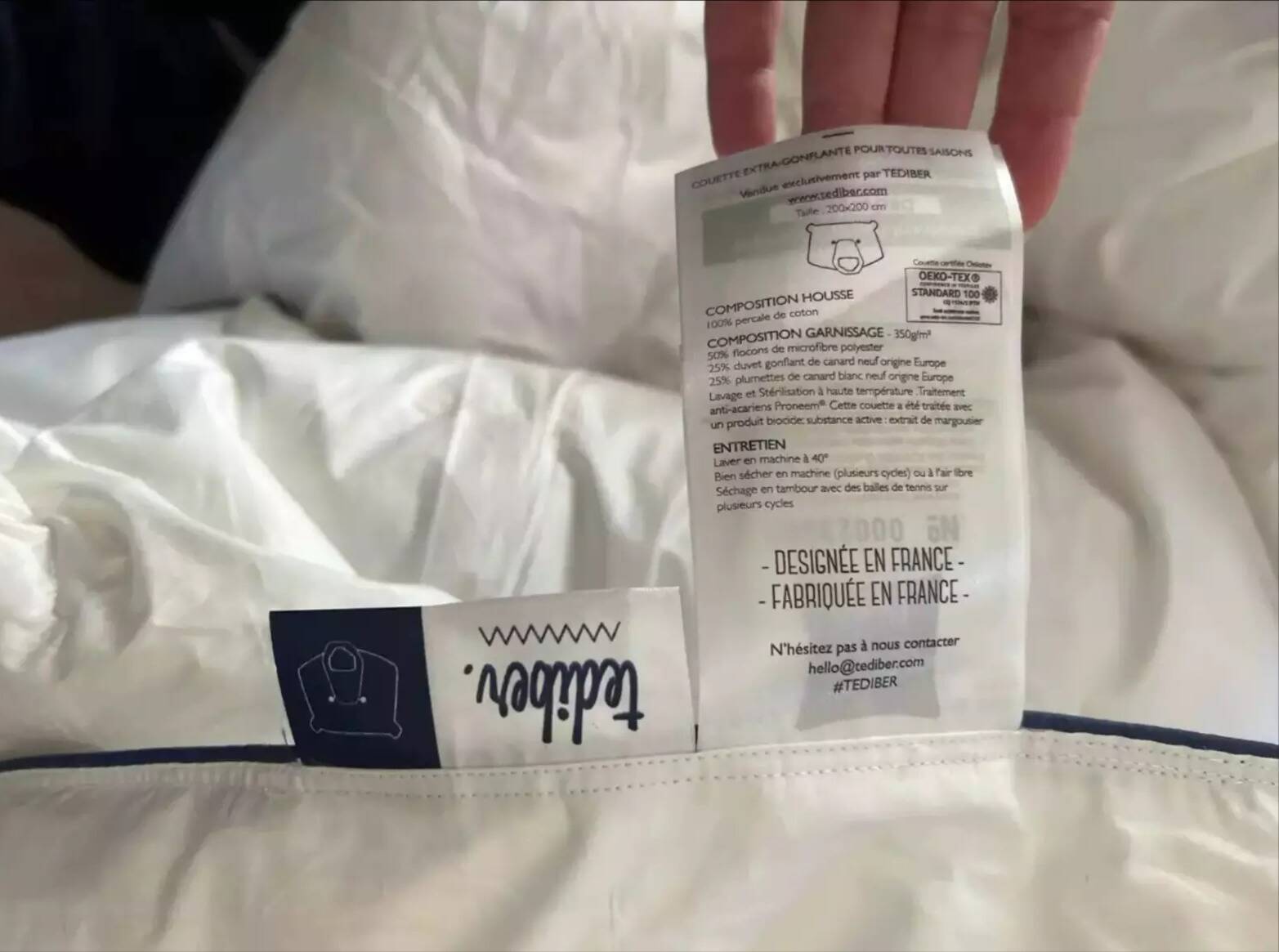 couette tediber ou emma prix