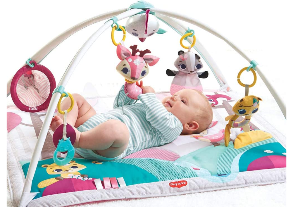 Tapis d'éveil bébé évolutif, pliable avec portique ou arche