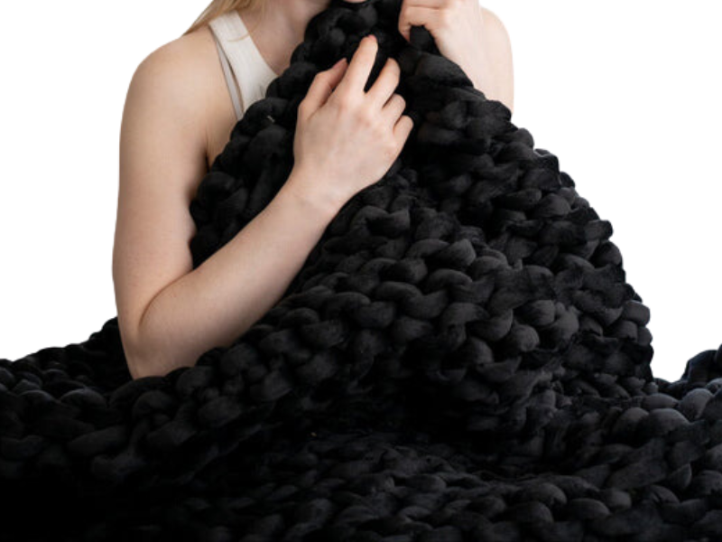 couverture lestee tissee scandinavian rest