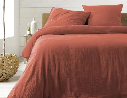 housse de couette gaze de coton