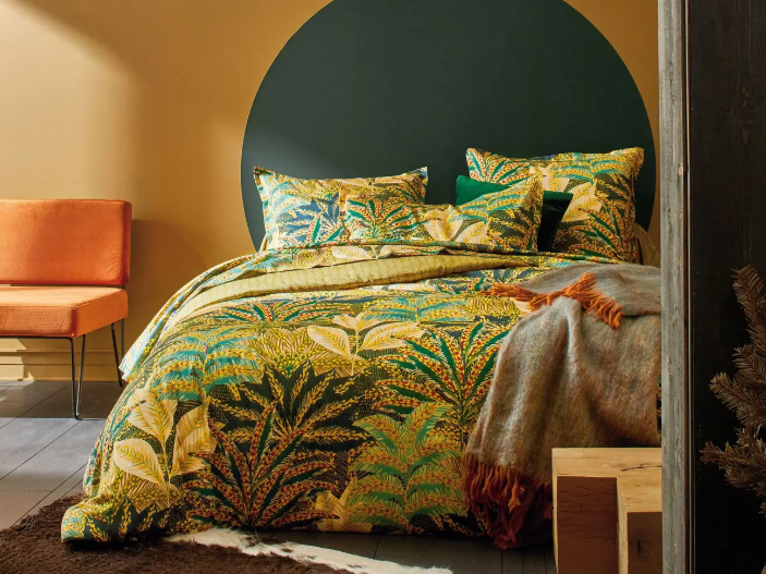 parure de lit blanc des vosges