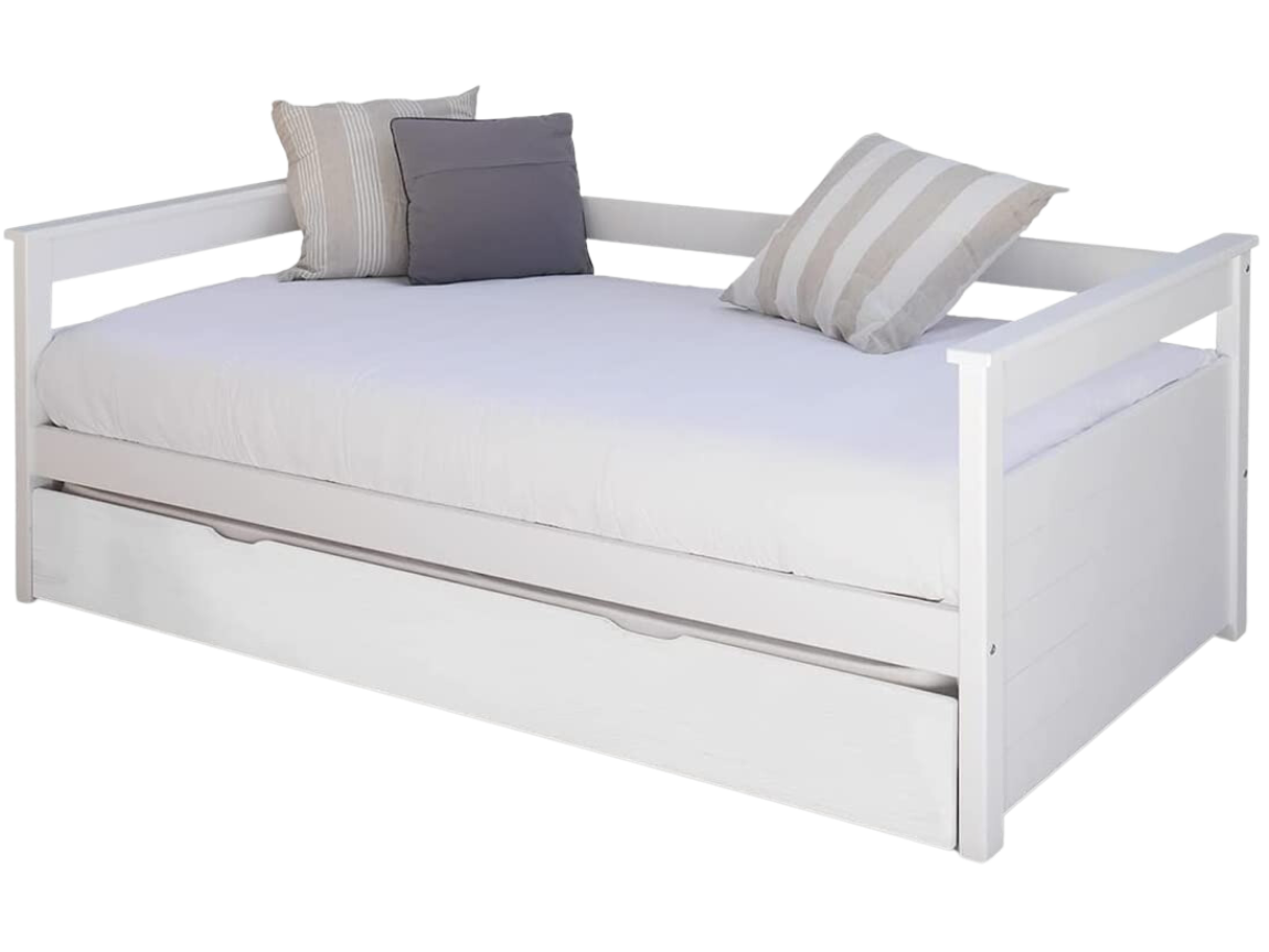 lit gigogne generique blan ferme