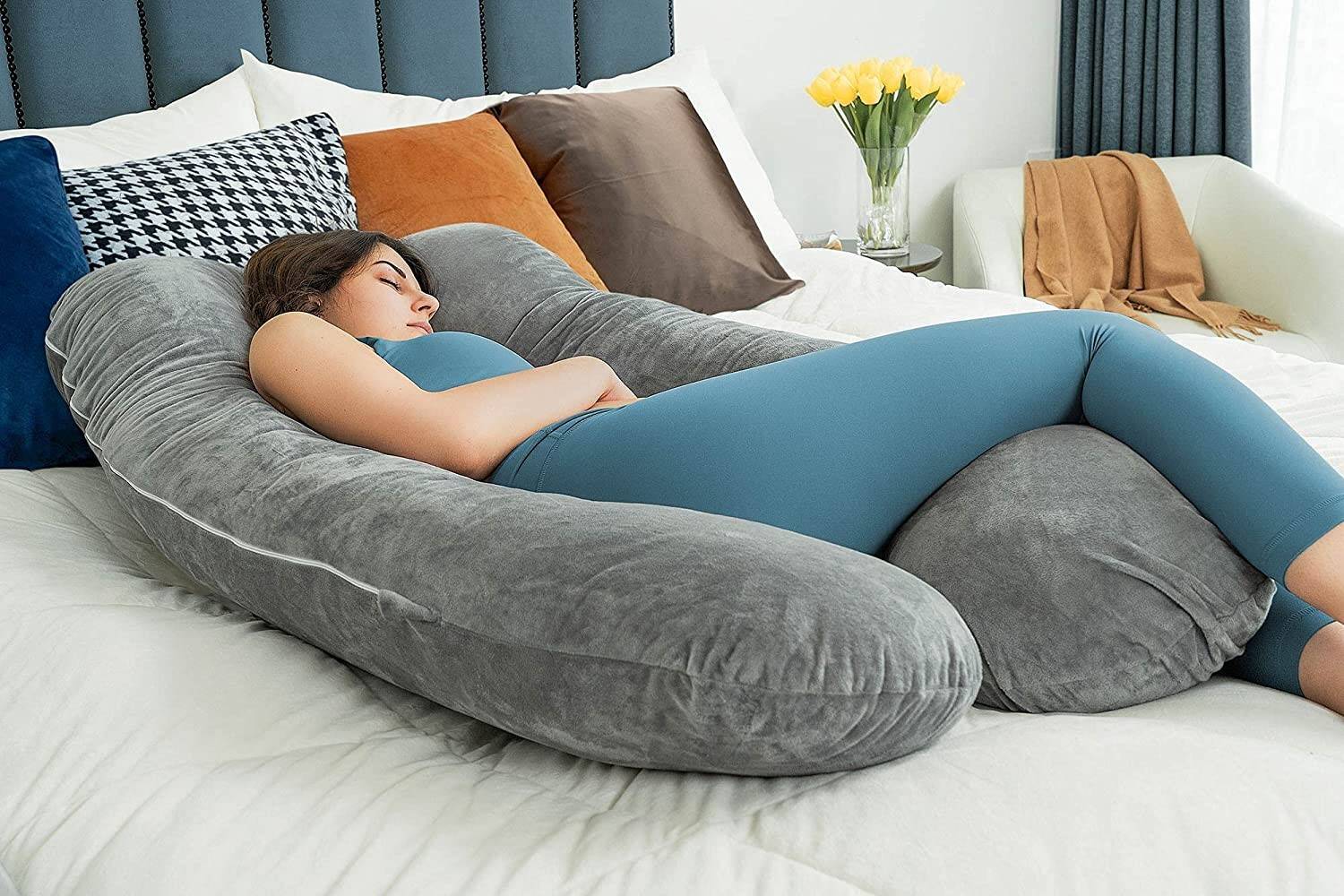 oreiller femme enceinte queen rose amazon