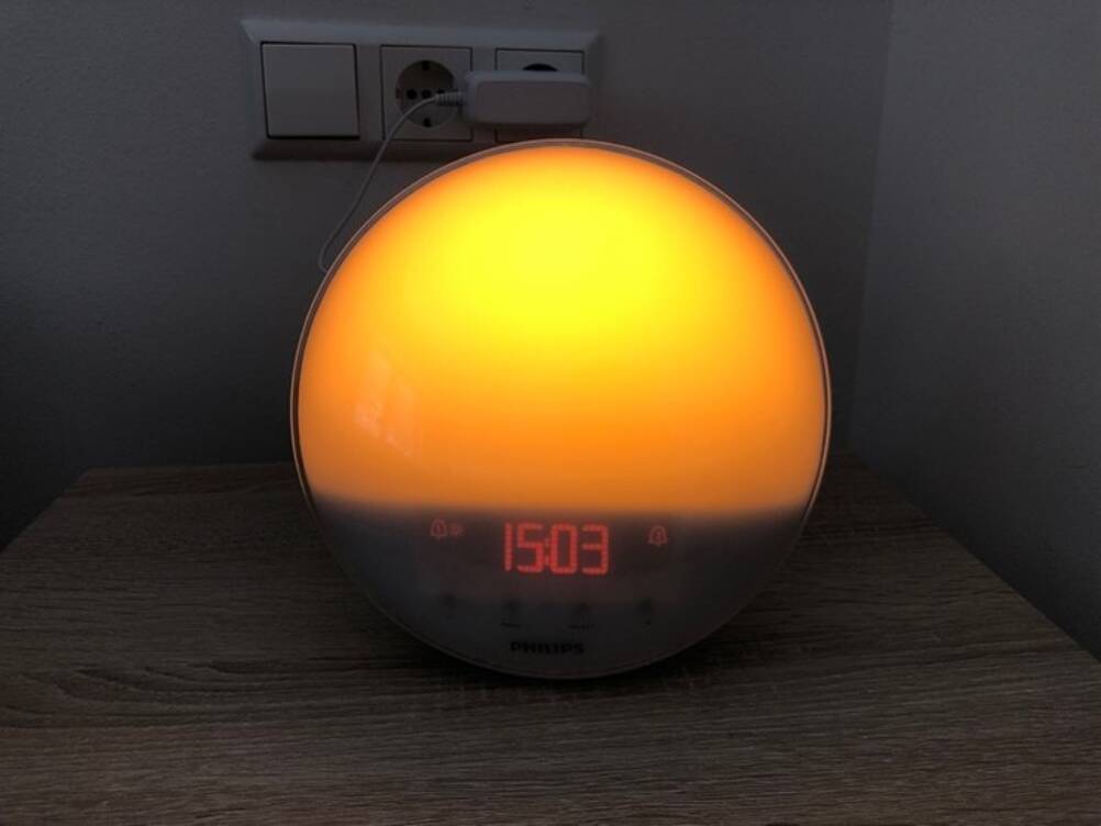 Simulateur d'aube Lumie Shine 300 réveil pour un éveil lumière