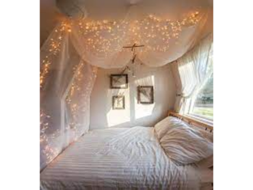 ciel de lit lumineux