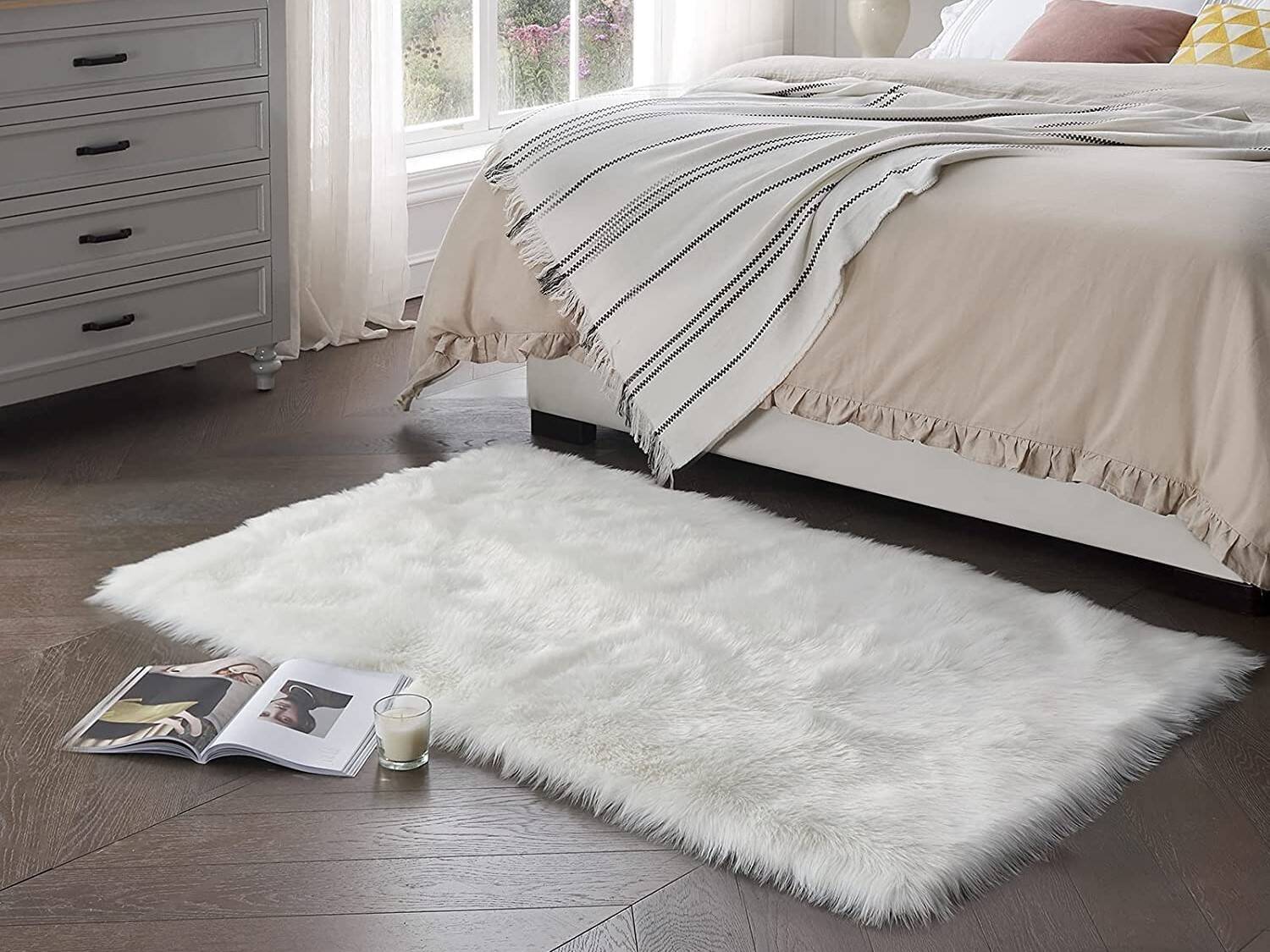 tapis fausse fourrure